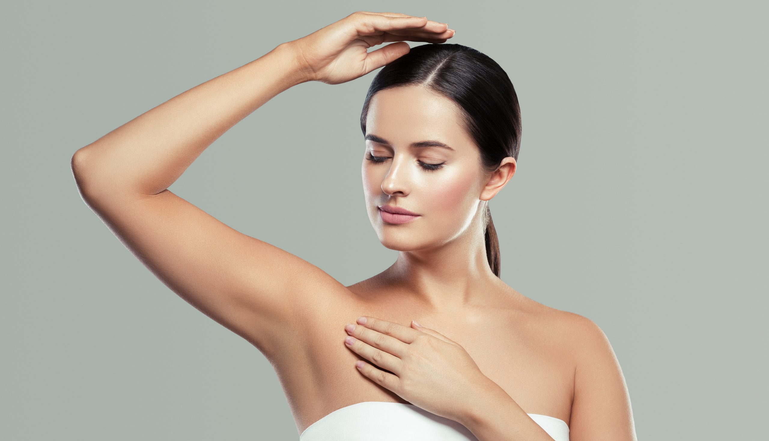Armpit,Woman,Hand,Up,Clean,Skin,Depilation,Concept